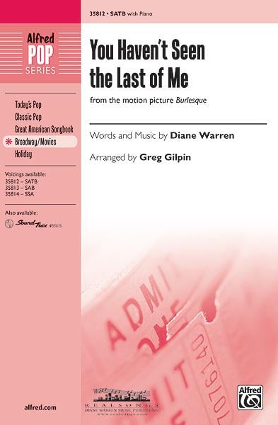 You Haven't Seen the Last of Me